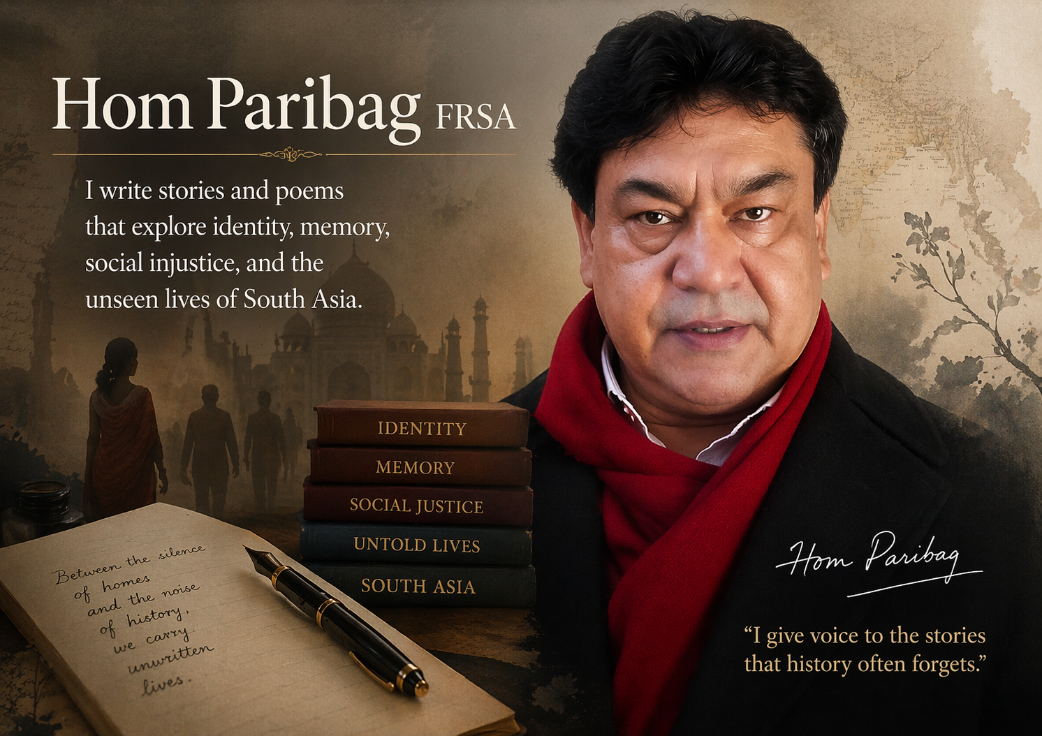 Hom Paribag - Author Portrait